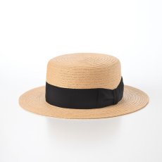 画像1: JUTE BRAID KANKAN HAT（ジュートブレード カンカンハット） SE771 ベージュ (1)