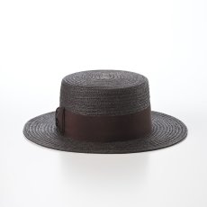 画像3: JUTE BRAID KANKAN HAT（ジュートブレード カンカンハット） SE771 ブラウン (3)