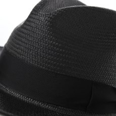 画像4: BASIC PANAMA HAT（ベーシック パナマハット） SE783 ブラック (4)