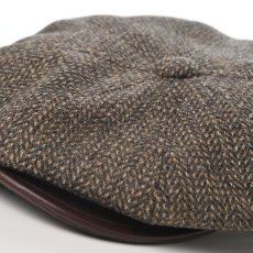 画像3: HARRISTWEED LEATHRE BIG CAS（ハリスツイード レザー ビッグキャス） SE787 ブラウン (3)