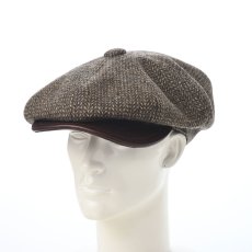 画像5: HARRISTWEED LEATHRE BIG CAS（ハリスツイード レザー ビッグキャス） SE787 ブラウン (5)