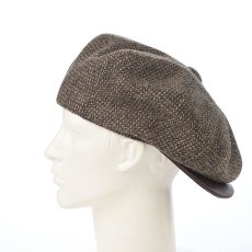 画像8: HARRISTWEED LEATHRE BIG CAS（ハリスツイード レザー ビッグキャス） SE787 ブラウン (8)