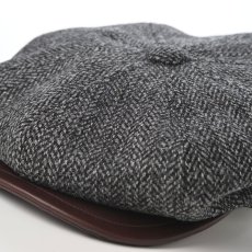 画像3: HARRISTWEED LEATHRE BIG CAS（ハリスツイード レザー ビッグキャス） SE787 グレー (3)