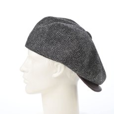 画像8: HARRISTWEED LEATHRE BIG CAS（ハリスツイード レザー ビッグキャス） SE787 グレー (8)