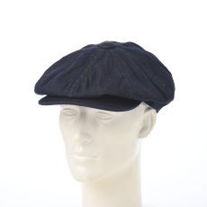 画像5: ONEWASH DENIM CASQUETTE（ワンウォッシュデニム キャスケット） SE789 ネイビー (5)