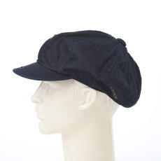 画像7: ONEWASH DENIM CASQUETTE（ワンウォッシュデニム キャスケット） SE789 ネイビー (7)