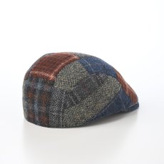 画像2: HARRISTWEED PATCHWORK HUNTING（ハリスツイード パッチワーク ハンチング） SE790 ブラウン (2)