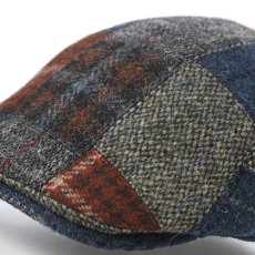 画像3: HARRISTWEED PATCHWORK HUNTING（ハリスツイード パッチワーク ハンチング） SE790 ブラウン (3)