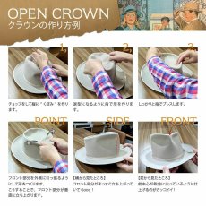 画像10: VINTAGE WHIPPET BEAVER JP OPENCROWN（ビンテージウィペット ビーバー JP オープンクラウン） SE796 グレー (10)